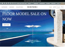 Tablet Screenshot of hauserstores.com